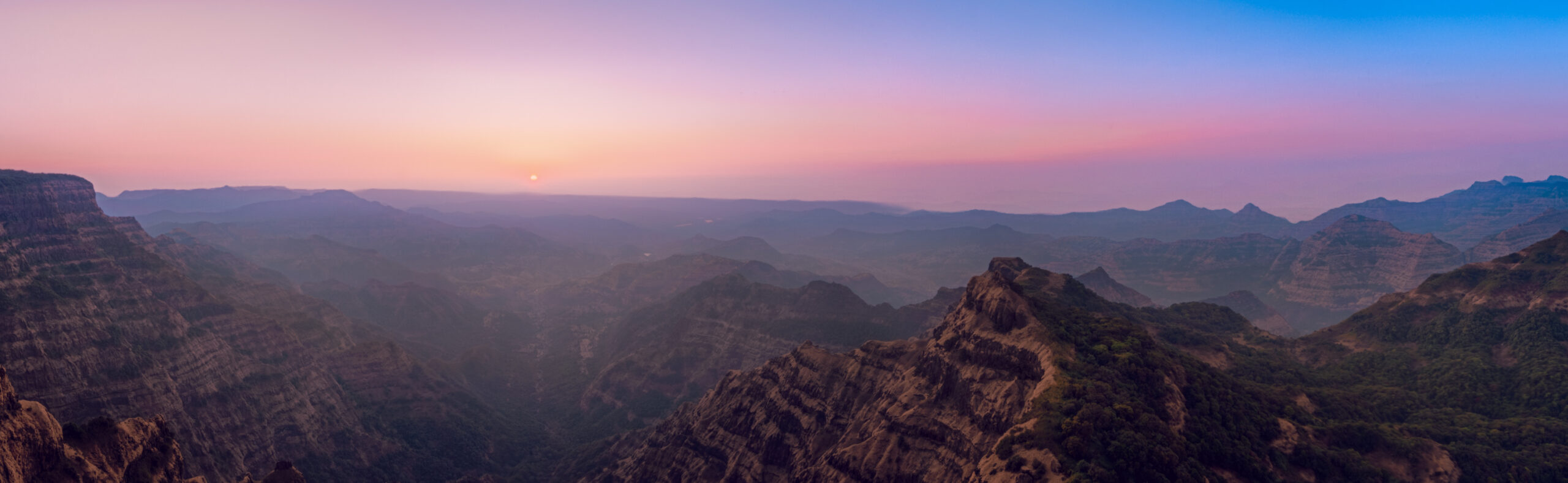 Arthur Seat Point at sunset